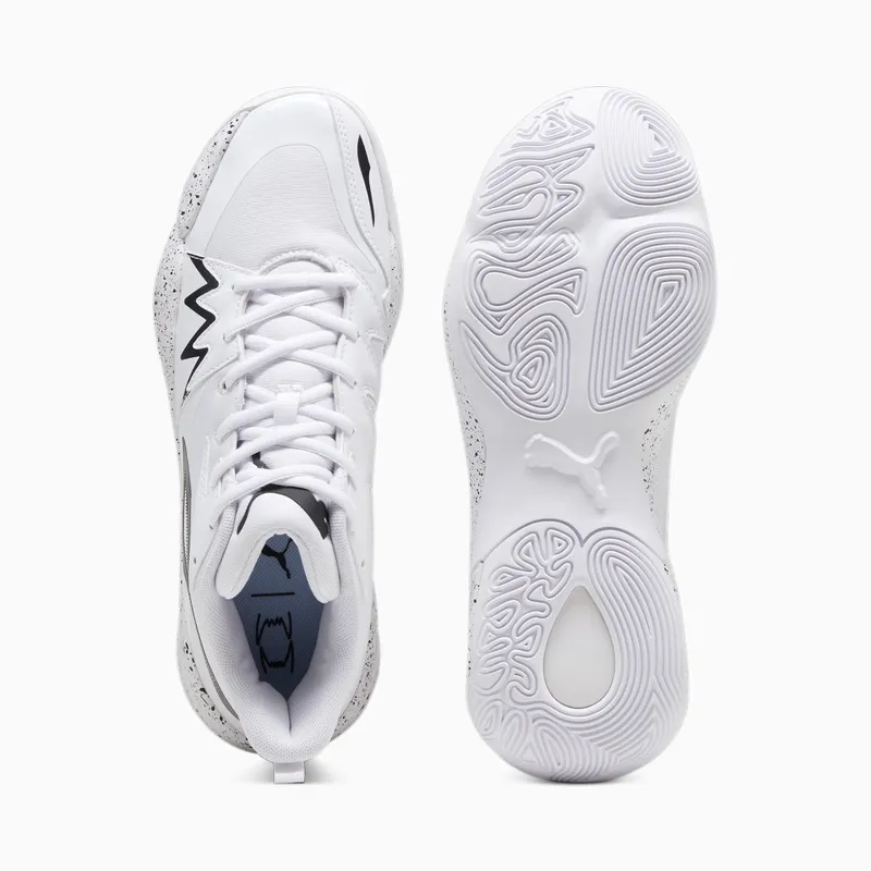 Puma Genetics Speckle basketbalschoenen unisex Wit (310405-04)