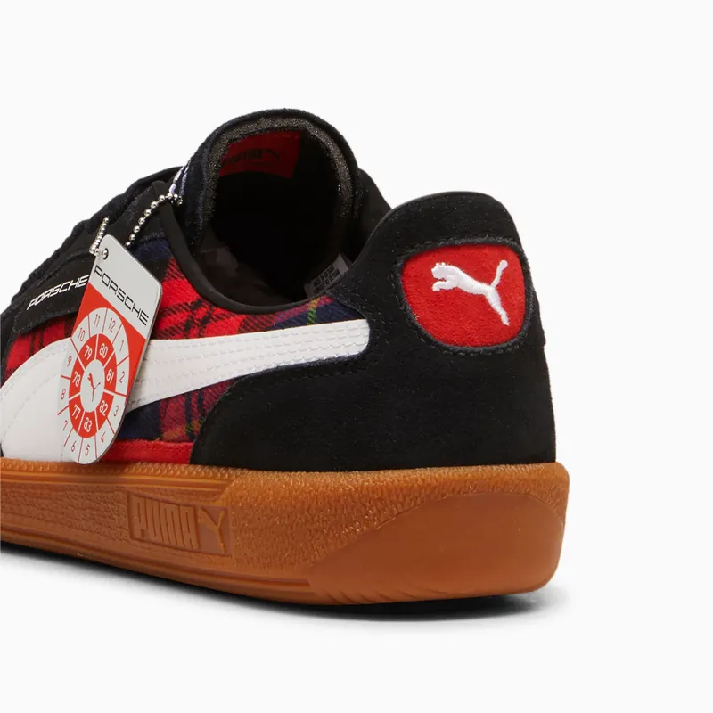 Puma Porsche Legacy Palermo Tartan unisex Wit/Zwart (308415-01)