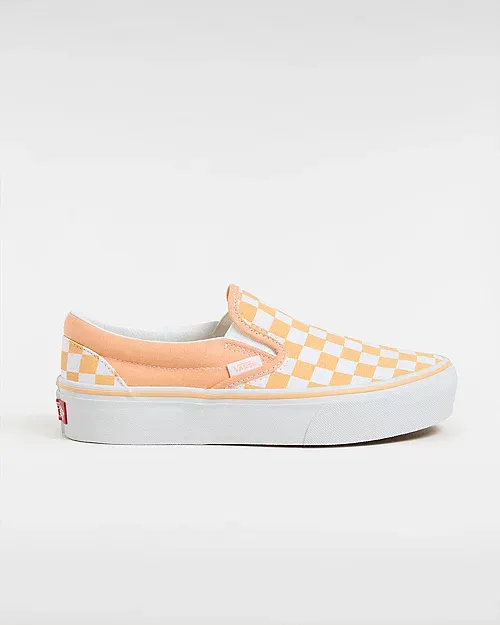 VANS Checkerboard Classic Slip-on Platform Oranje (VN00018EAAS)
