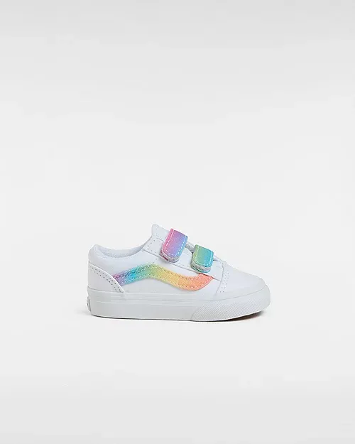 VANS Old Skool Met Klittenband Wit (VN0009RCAHP)