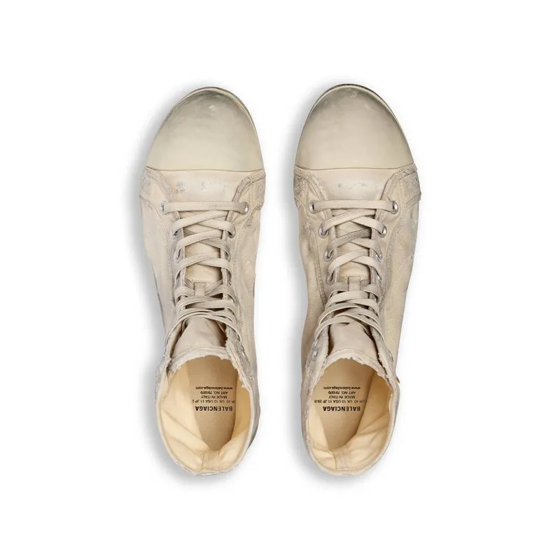 Balenciaga Paris Ultra Flat High Top Sneaker White (791970W2MD19040)