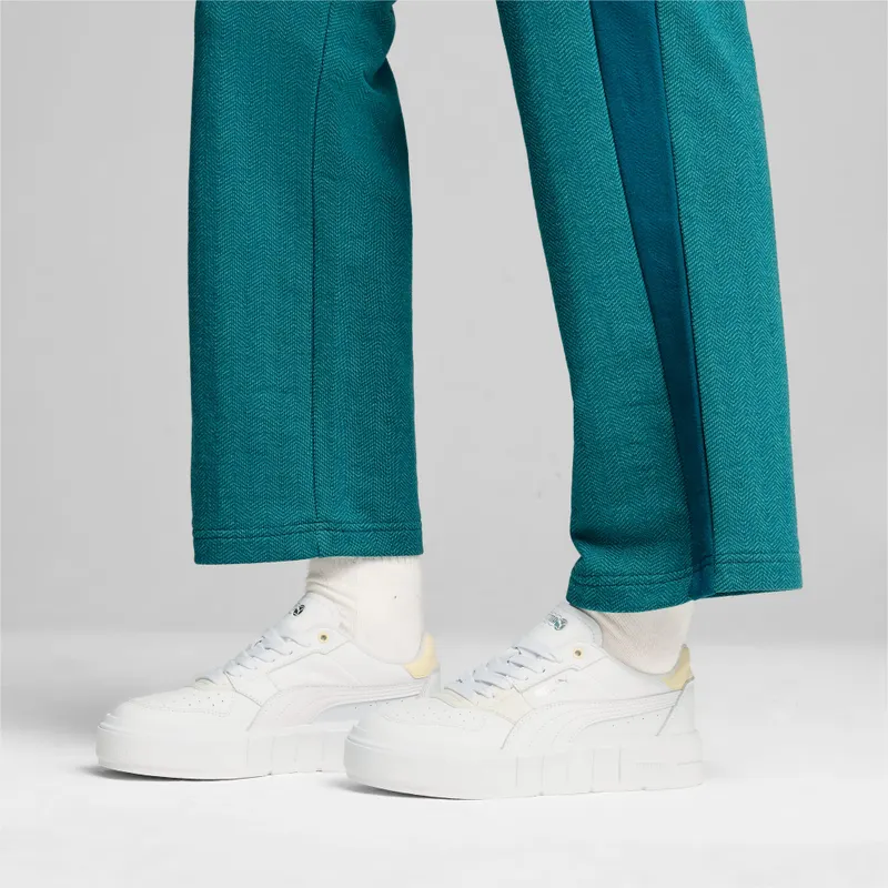 Puma Cali Court leren damessneakers Wit (393802-15)
