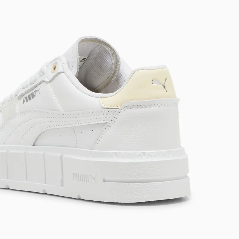 Puma Cali Court leren damessneakers Wit (393802-15)