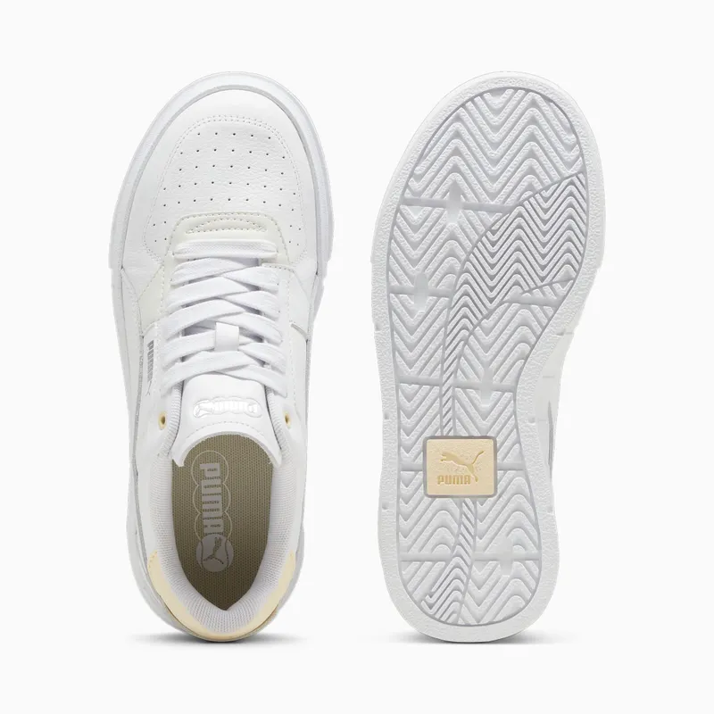 Puma Cali Court leren damessneakers Wit (393802-15)