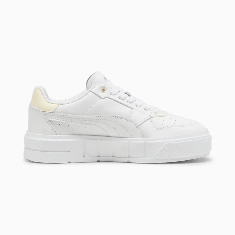 Puma Cali Court leren damessneakers Wit (393802-15)