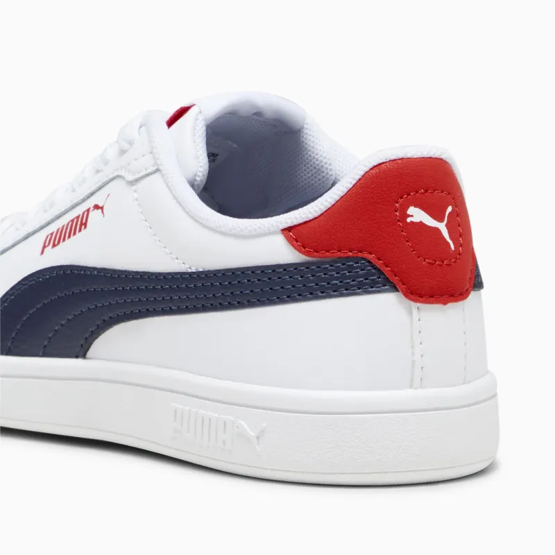 Puma Smash 3.0 L schoenen Wit/Blauw/Rood (392032-11)