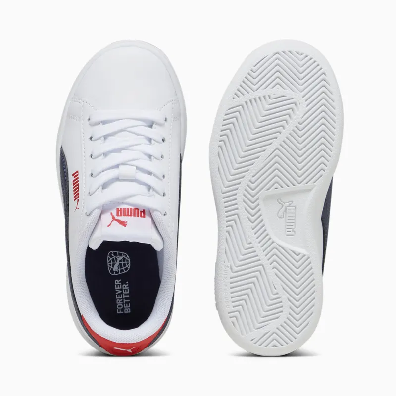 Puma Smash 3.0 L schoenen Wit/Blauw/Rood (392032-11)