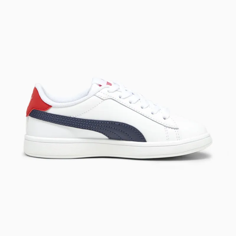 Puma Smash 3.0 L schoenen Wit/Blauw/Rood (392032-11)