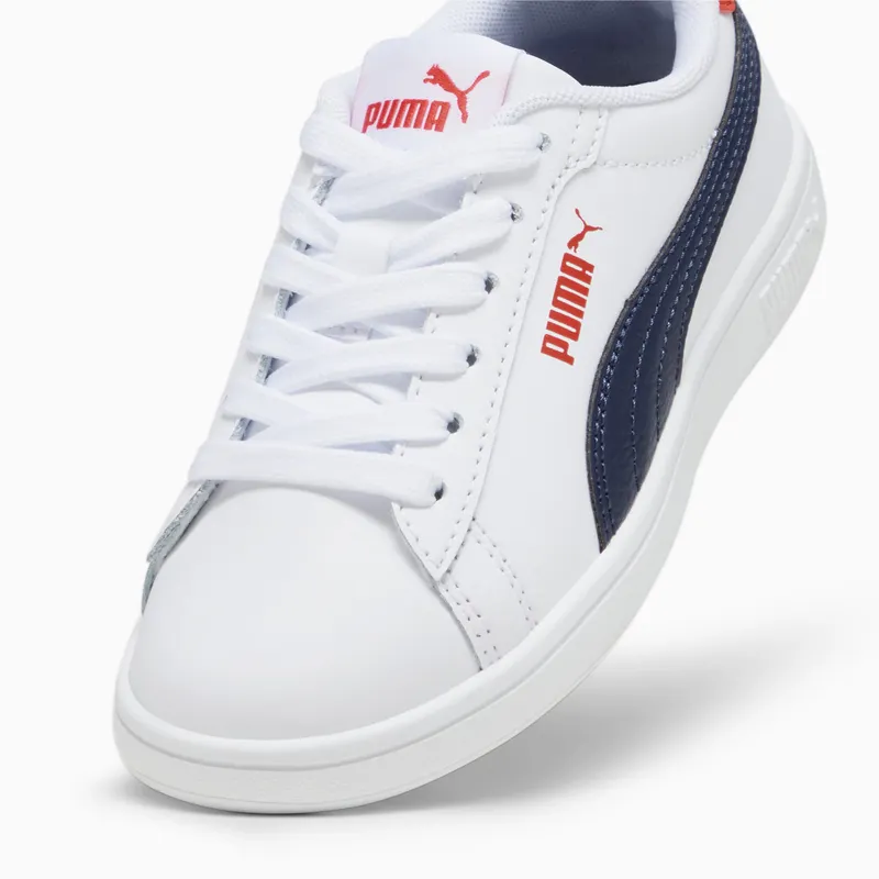 Puma Smash 3.0 L schoenen Wit/Blauw/Rood (392032-11)