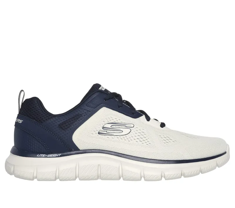 Skechers Track – Broader – Gebroken Wit / Marine (232698-OWNV)