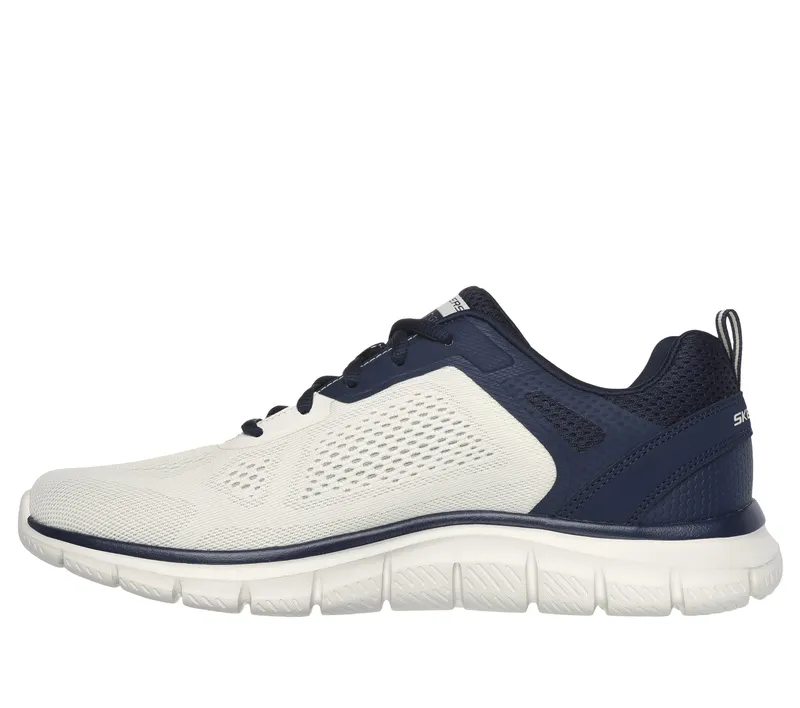 Skechers Track – Broader – Gebroken Wit / Marine (232698-OWNV)