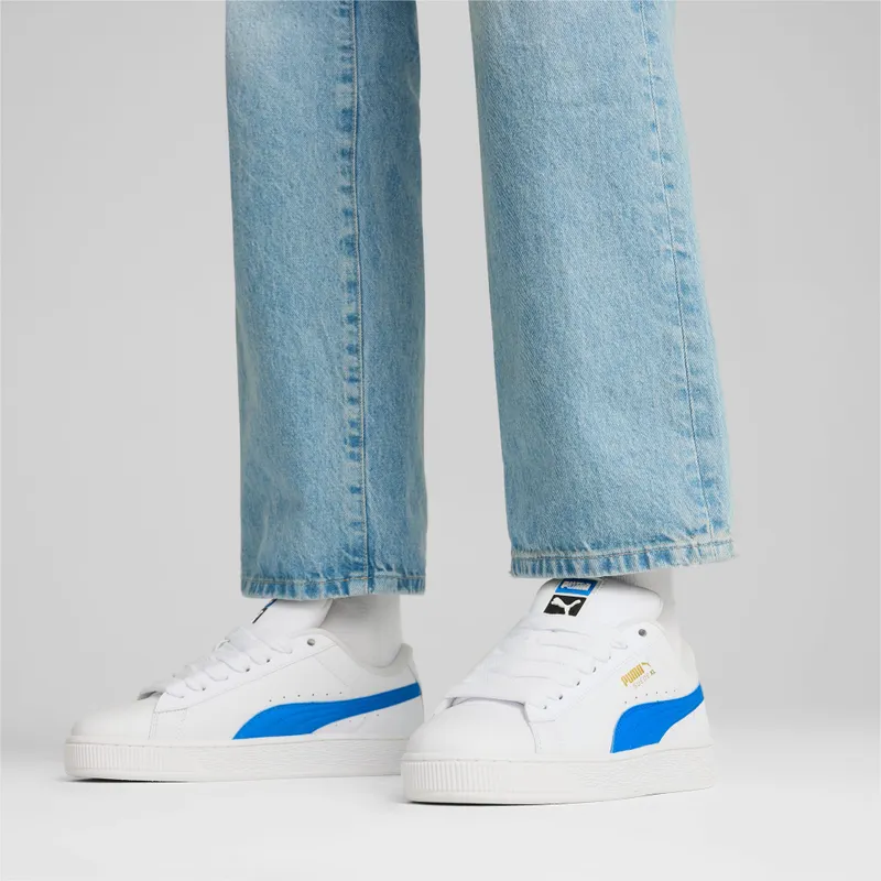 Puma Suede XL leren uniseks Zwart/Blauw (397255-07)