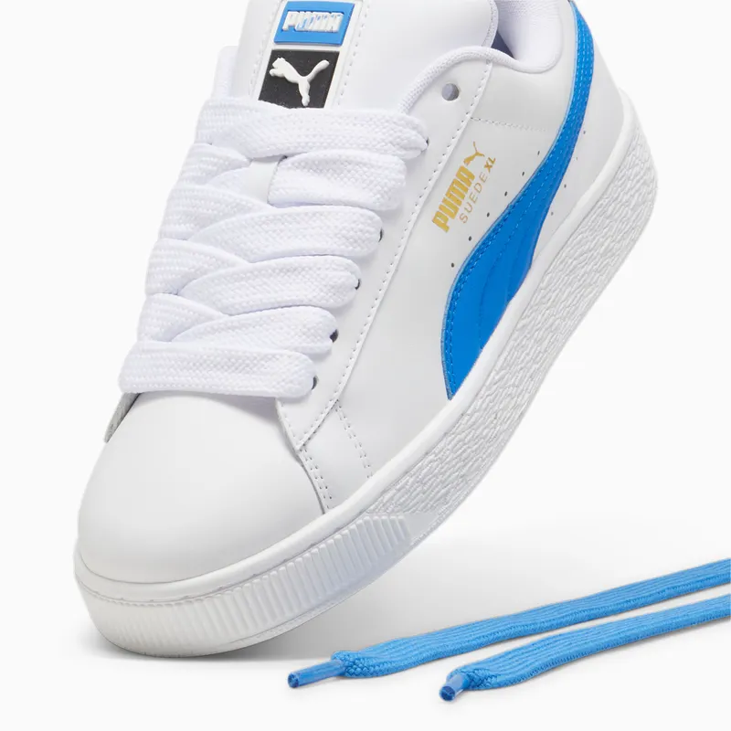 Puma Suede XL leren uniseks Zwart/Blauw (397255-07)