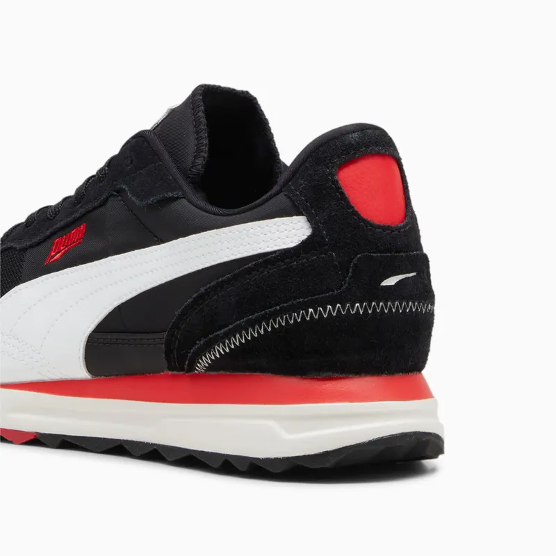 Puma Road Rider van suède Rood/Zwart (397377-14)