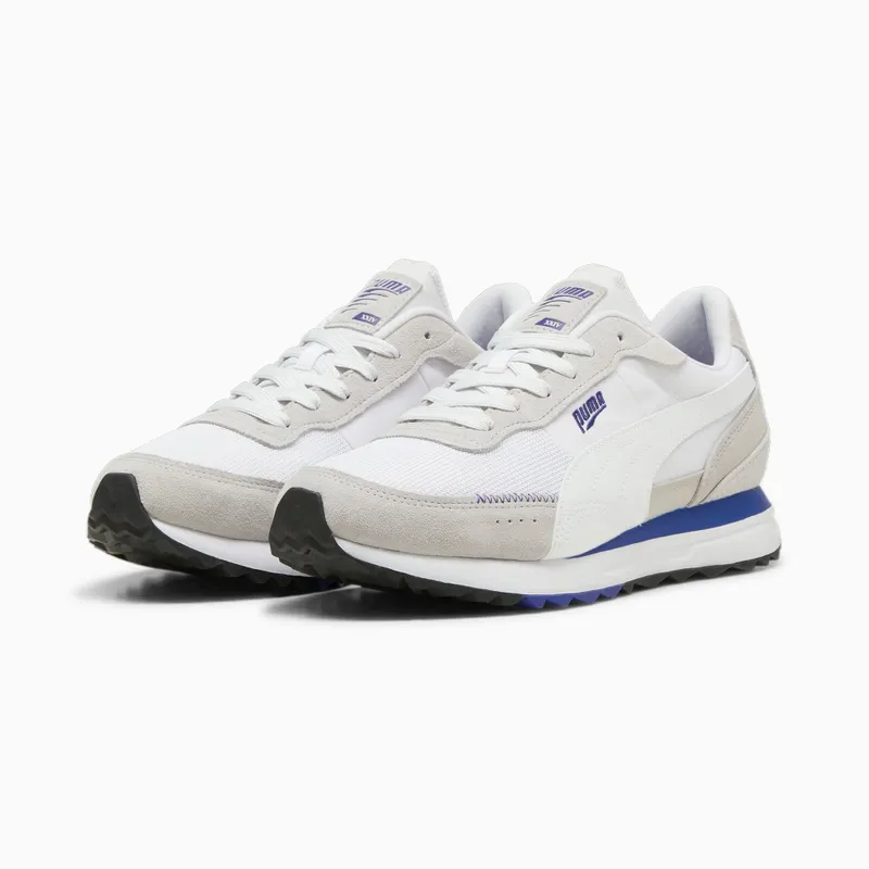 Puma Road Rider van suède Wit/Grijs (397377-13)