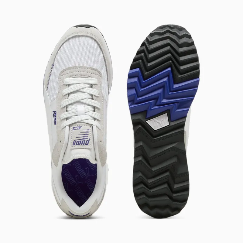 Puma Road Rider van suède Wit/Grijs (397377-13)