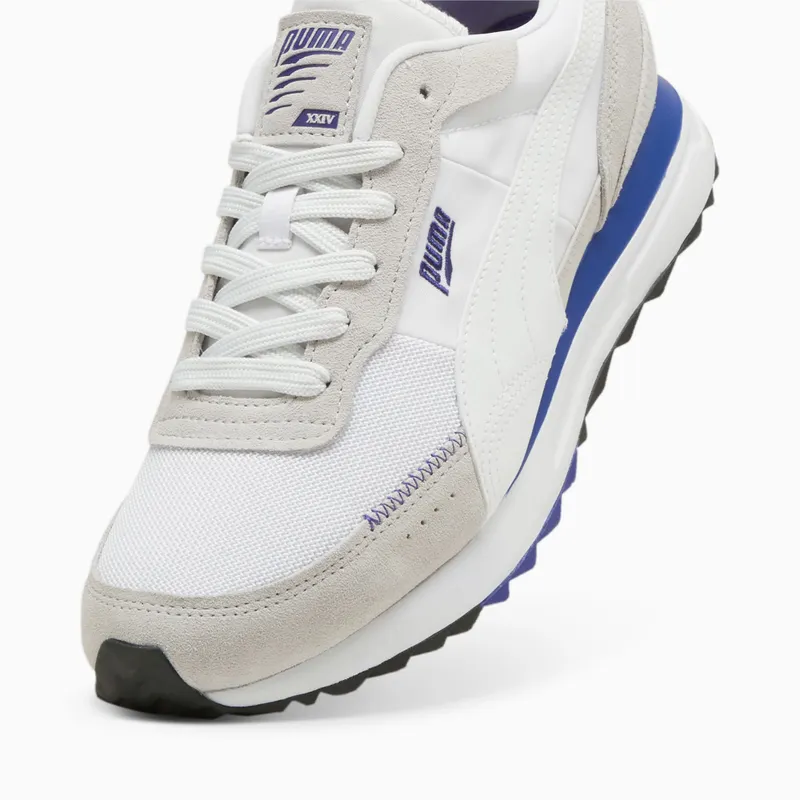 Puma Road Rider van suède Wit/Grijs (397377-13)