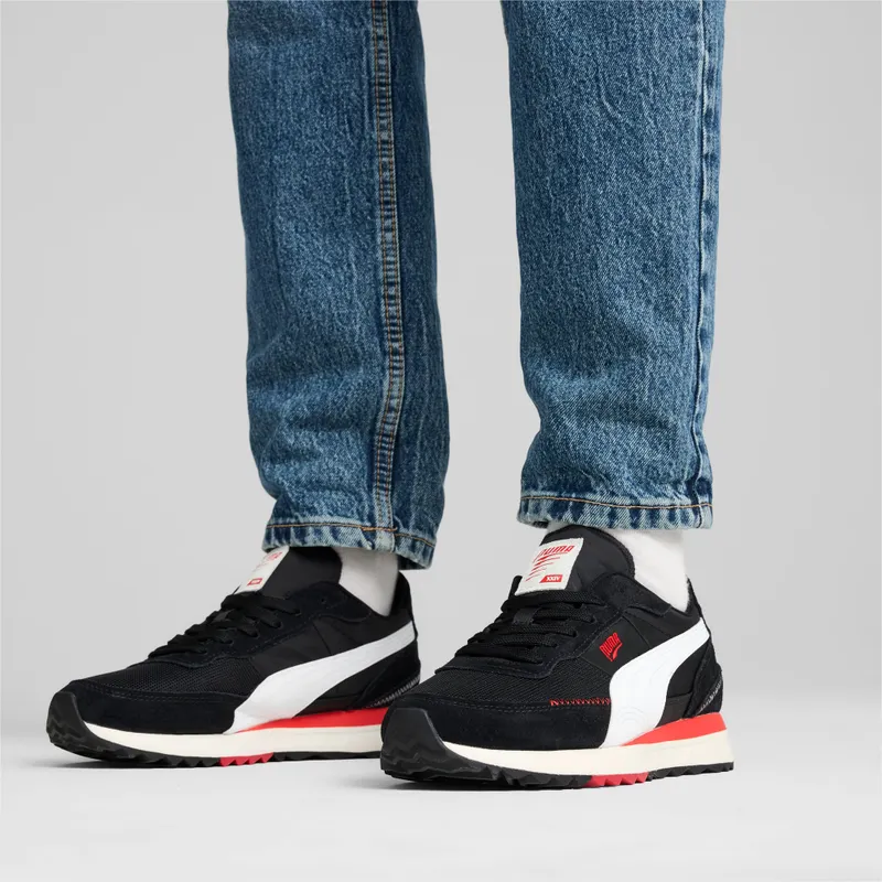Puma Road Rider van suède Rood/Zwart (397377-14)