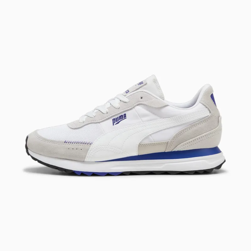 Puma Road Rider van suède Wit/Grijs (397377-13)