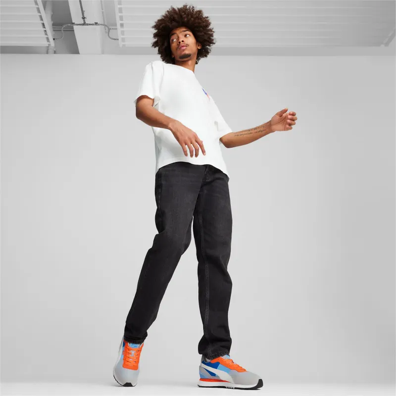 Puma Road Rider van suède Blauw/Grijs (397377-21)