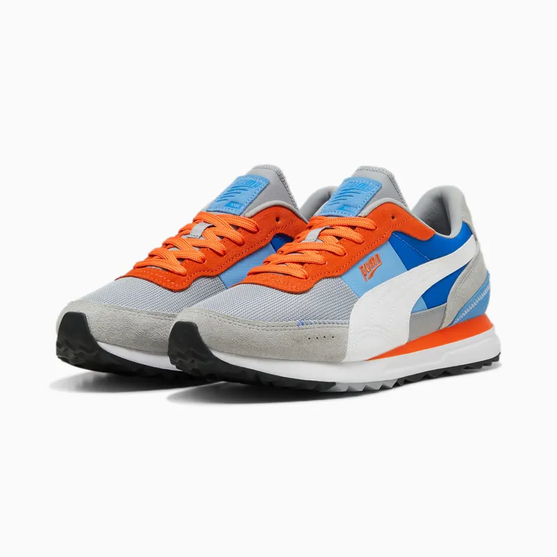 Puma Road Rider van suède Blauw/Grijs (397377-21)