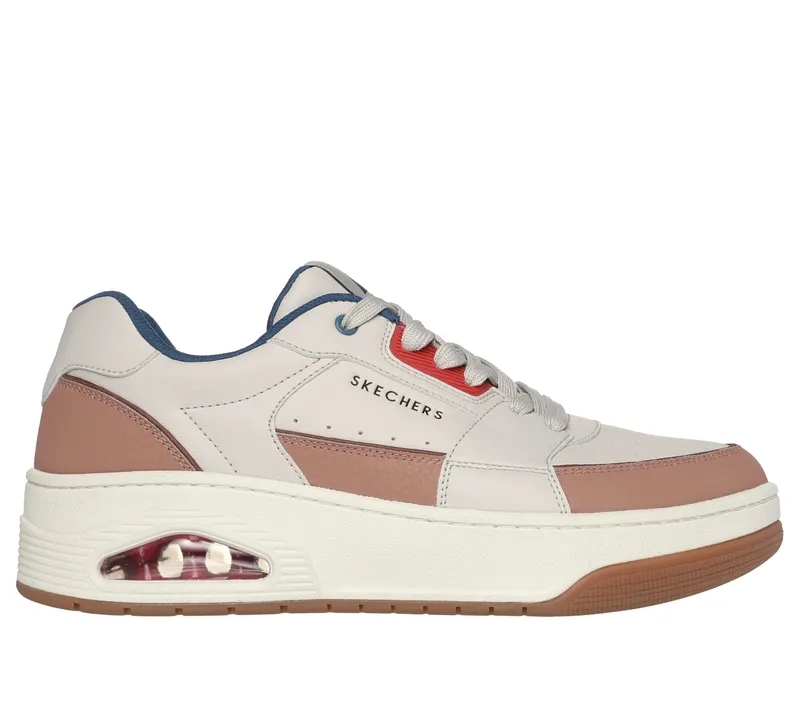 Skechers Uno Court – Low-Post – Natuurlijk / Multi (183140-NTMT)