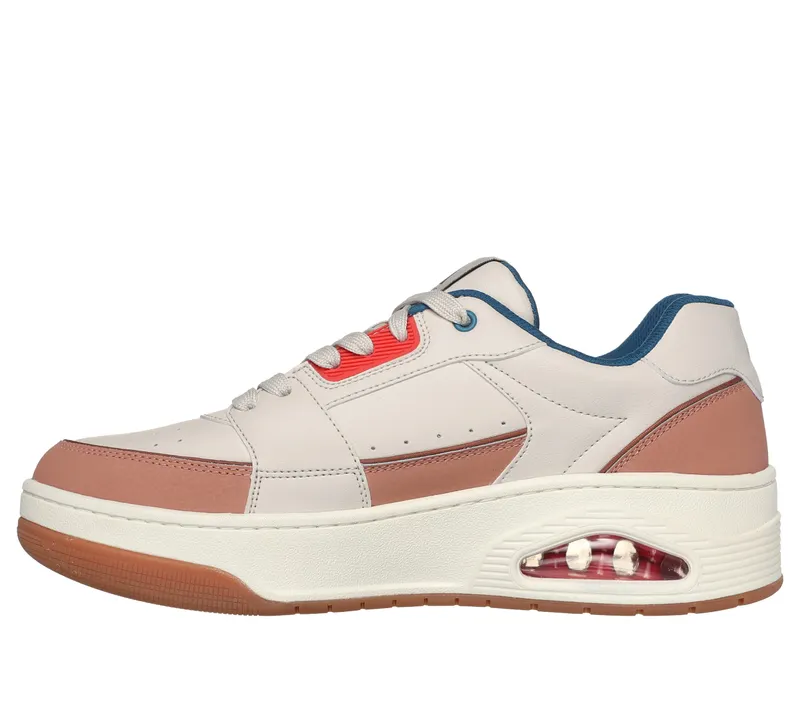 Skechers Uno Court – Low-Post – Natuurlijk / Multi (183140-NTMT)