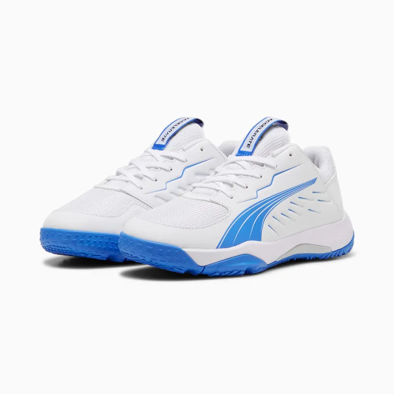Puma Accelerate zaalschoenen Wit/Blauw (108046-02)