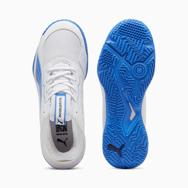 Puma Accelerate zaalschoenen Wit/Blauw (108046-02)
