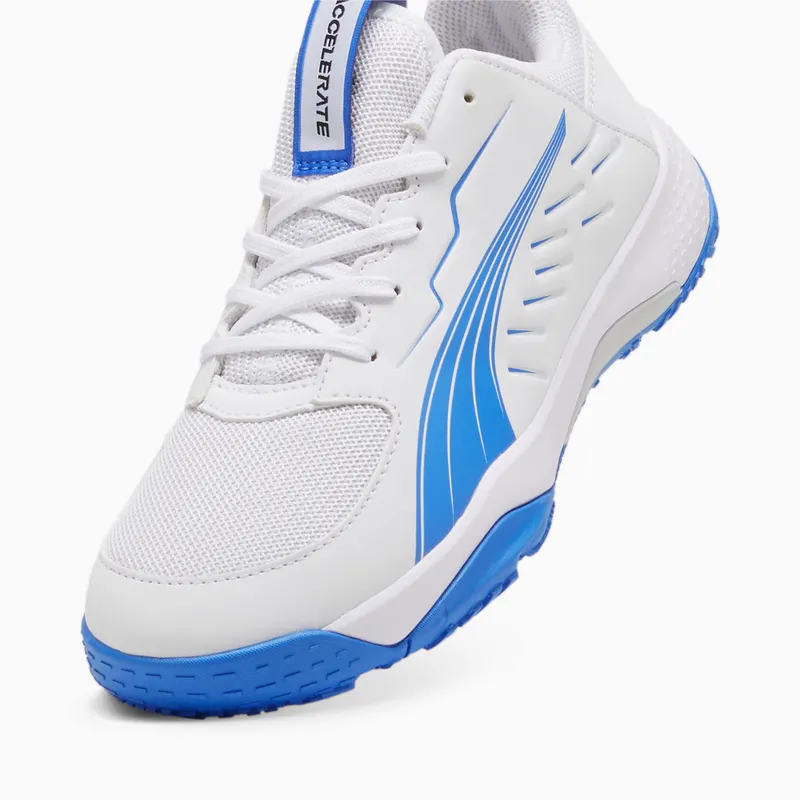 Puma Accelerate zaalschoenen Wit/Blauw (108046-02)