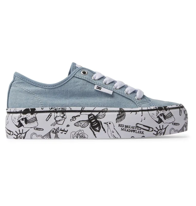 DC Shoes Manual Platform heather dark denim (ADJS300280-HDD)