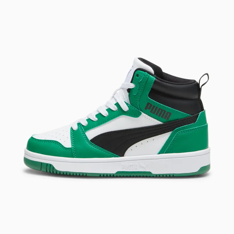 Puma Rebound V6 Mid Wit/Groen/Zwart (393831-10)