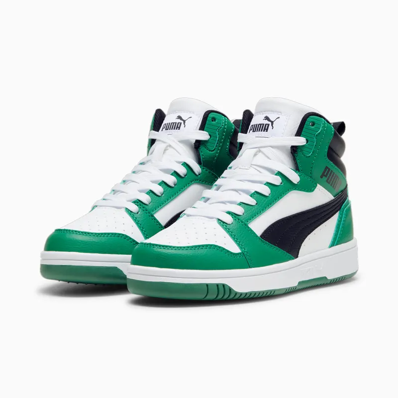 Puma Rebound V6 Mid Wit/Groen/Zwart (393831-10)