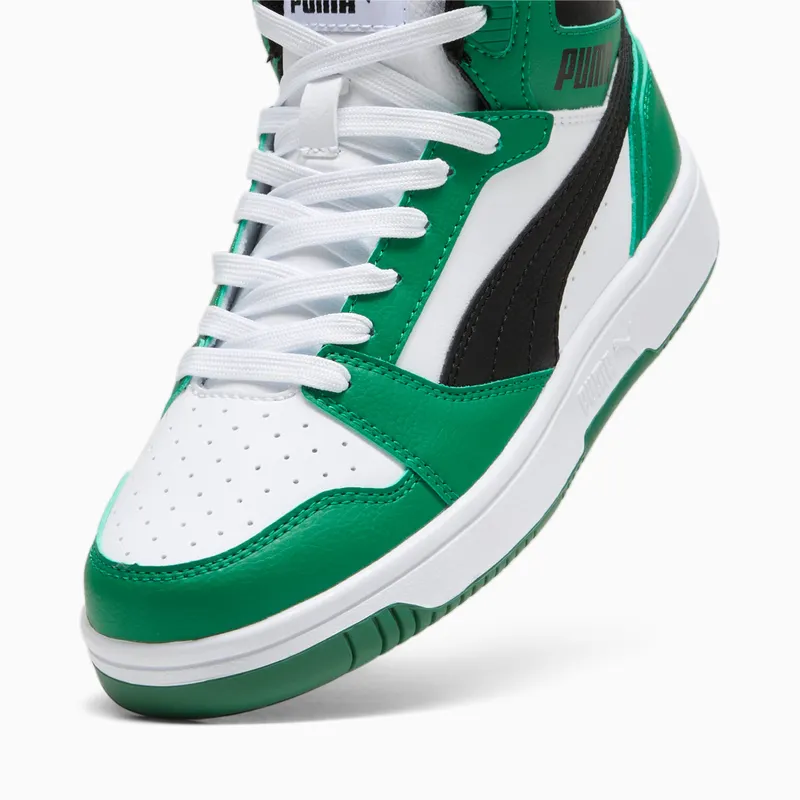 Puma Rebound V6 Mid Wit/Groen/Zwart (393831-10)
