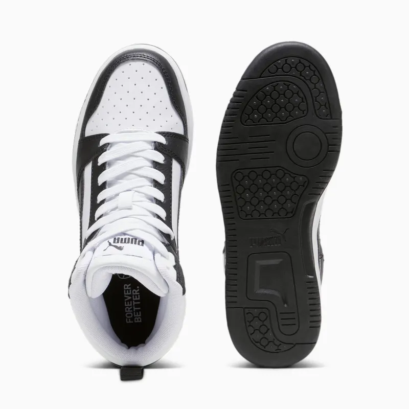 Puma Rebound V6 Mid Wit/Zwart/Grijs (393831-01)