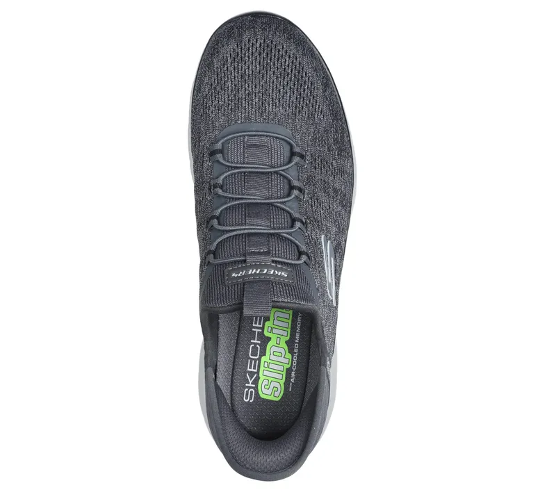 Skechers Skechers Slip-ins: Summits – Key Pace – Houtskool / Zwart (232469-CCBK)
