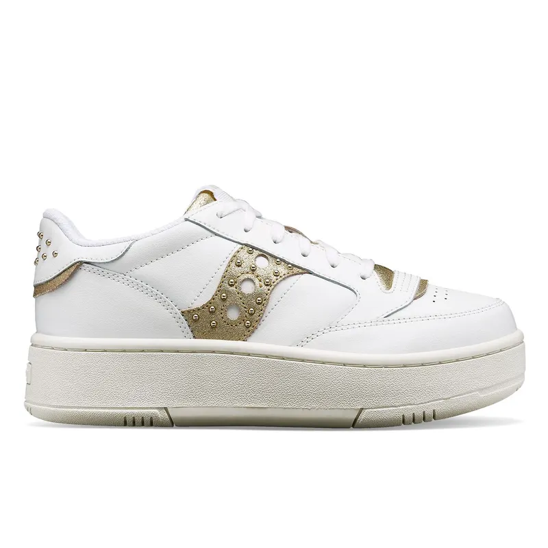 Saucony Jazz Court Platform Lux White / Gold (S60780-2)