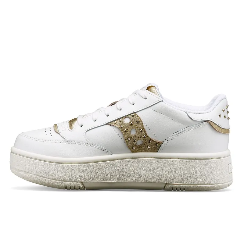 Saucony Jazz Court Platform Lux White / Gold (S60780-2)