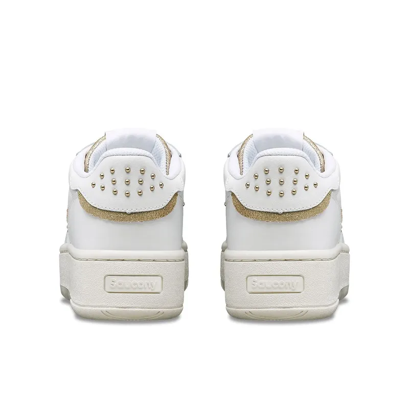 Saucony Jazz Court Platform Lux White / Gold (S60780-2)
