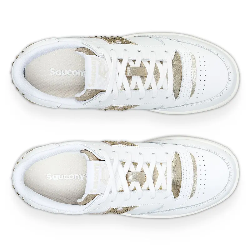 Saucony Jazz Court Platform Lux White / Gold (S60780-2)