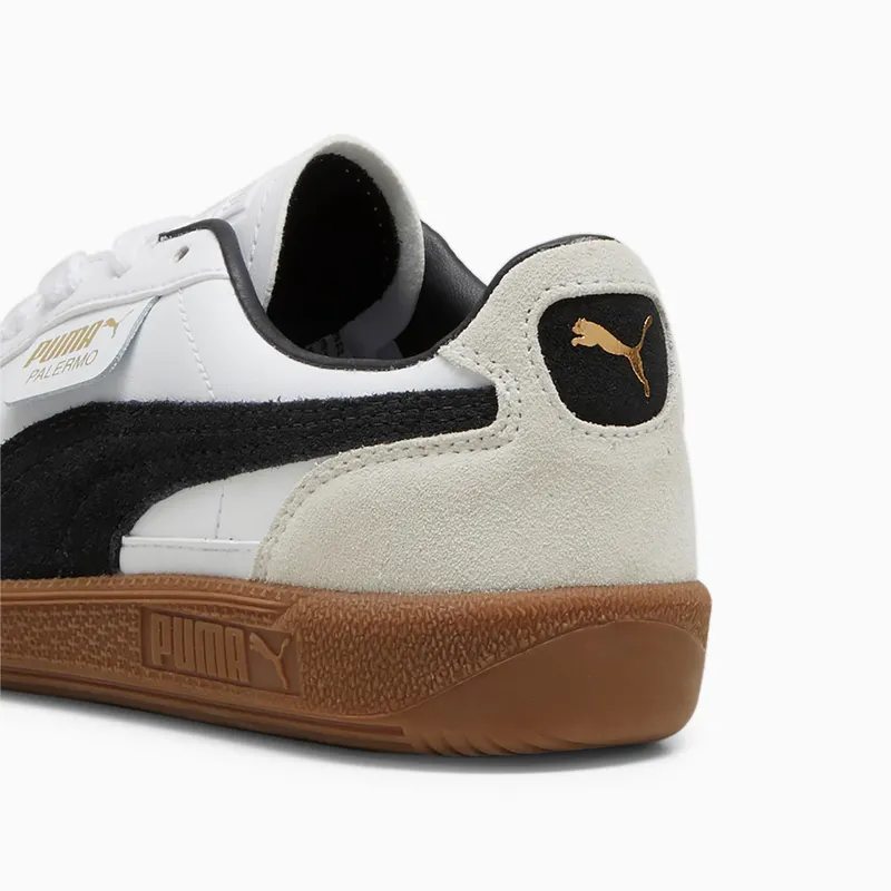 Puma Palermo leren Wit/Grijs (397275-01)
