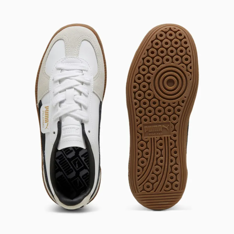 Puma Palermo leren Wit/Grijs (397275-01)