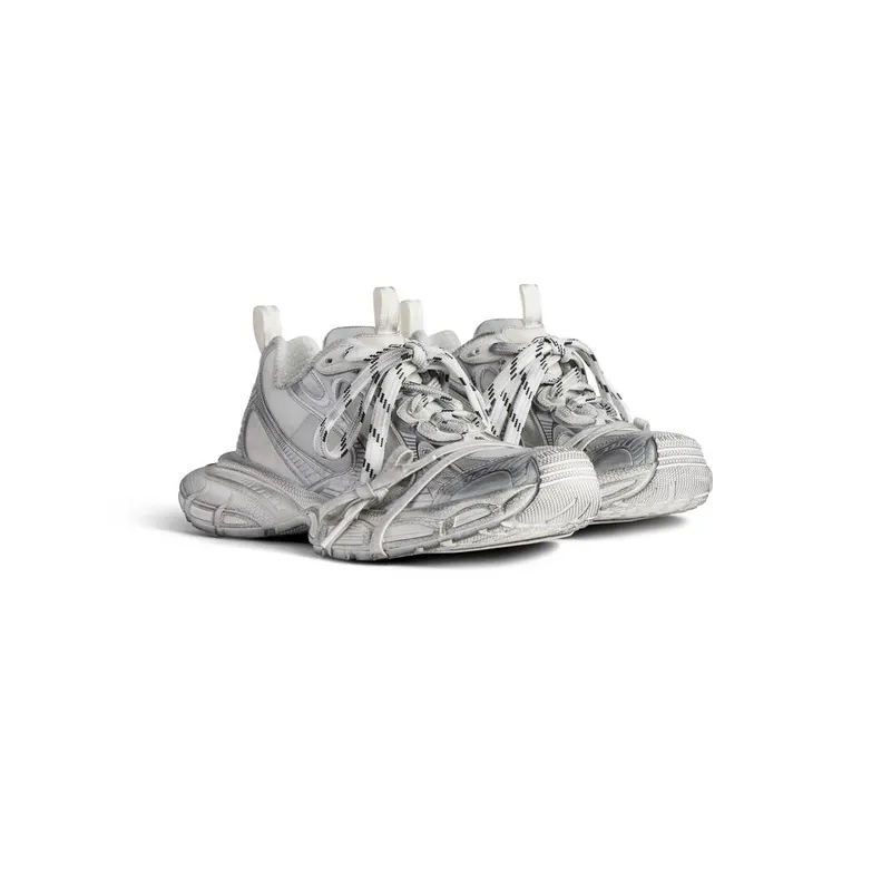 Balenciaga 3xl Summer Mesh Sneaker White / Silver (734731WTRMH9080)