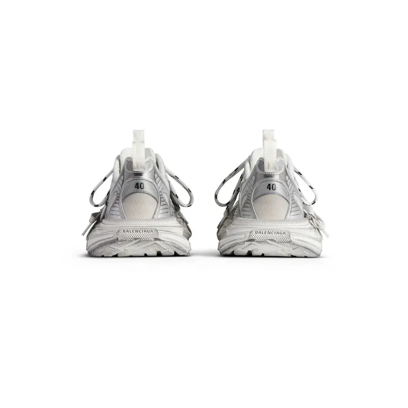 Balenciaga 3xl Summer Mesh Sneaker White / Silver (734734WTRMH9080)