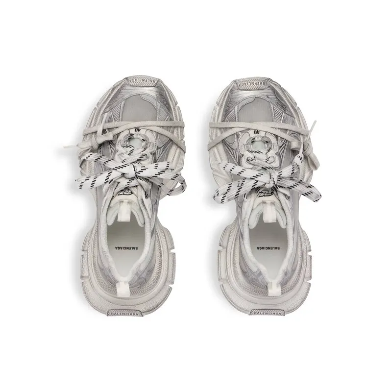 Balenciaga 3xl Summer Mesh Sneaker White / Silver (734734WTRMH9080)