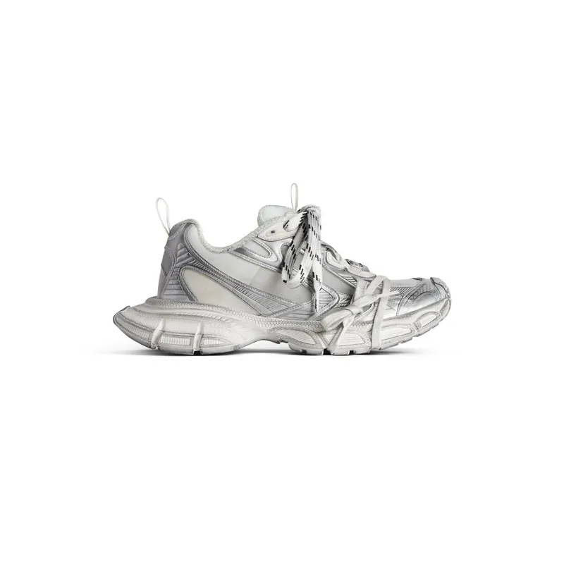 Balenciaga 3xl Summer Mesh Sneaker White / Silver (734734WTRMH9080)