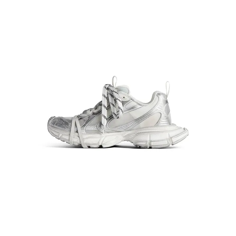Balenciaga 3xl Summer Mesh Sneaker White / Silver (734734WTRMH9080)