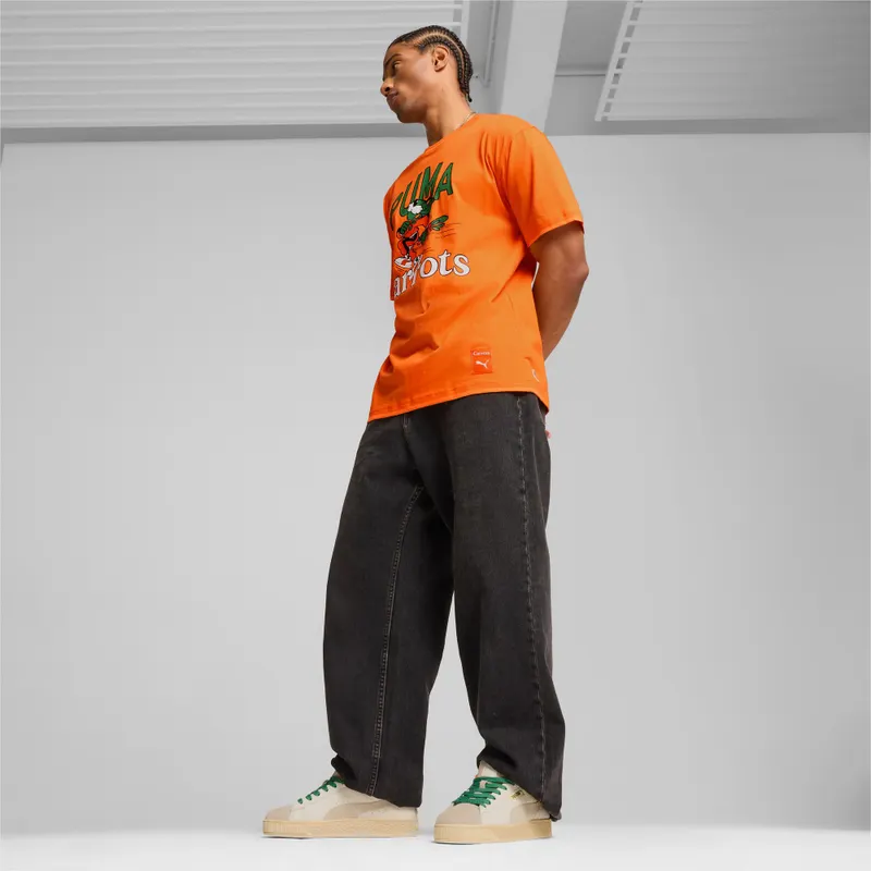 Puma Suède XL CARROTS 2 Wit/Oranje (398801-01)