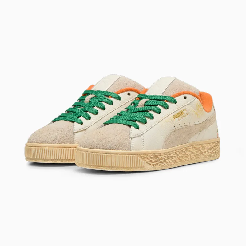 Puma Suède XL CARROTS 2 Wit/Oranje (398801-01)