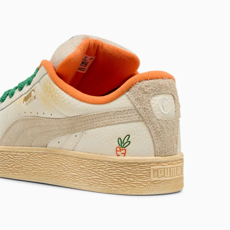 Puma Suède XL CARROTS 2 Wit/Oranje (398801-01)